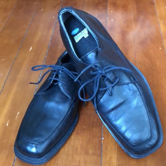 DR SCHOOLS MEN’S  REMY MEMORY FIT BLACK DRESS SHOES SIZE 10 - Picture 2 of 12